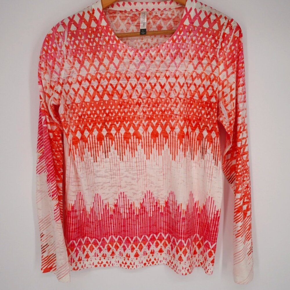 Sundance Whimsy Rose Boho Long Sleeve Tee